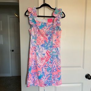 Lilly Pulitzer Pink and Blue Floral Dress
